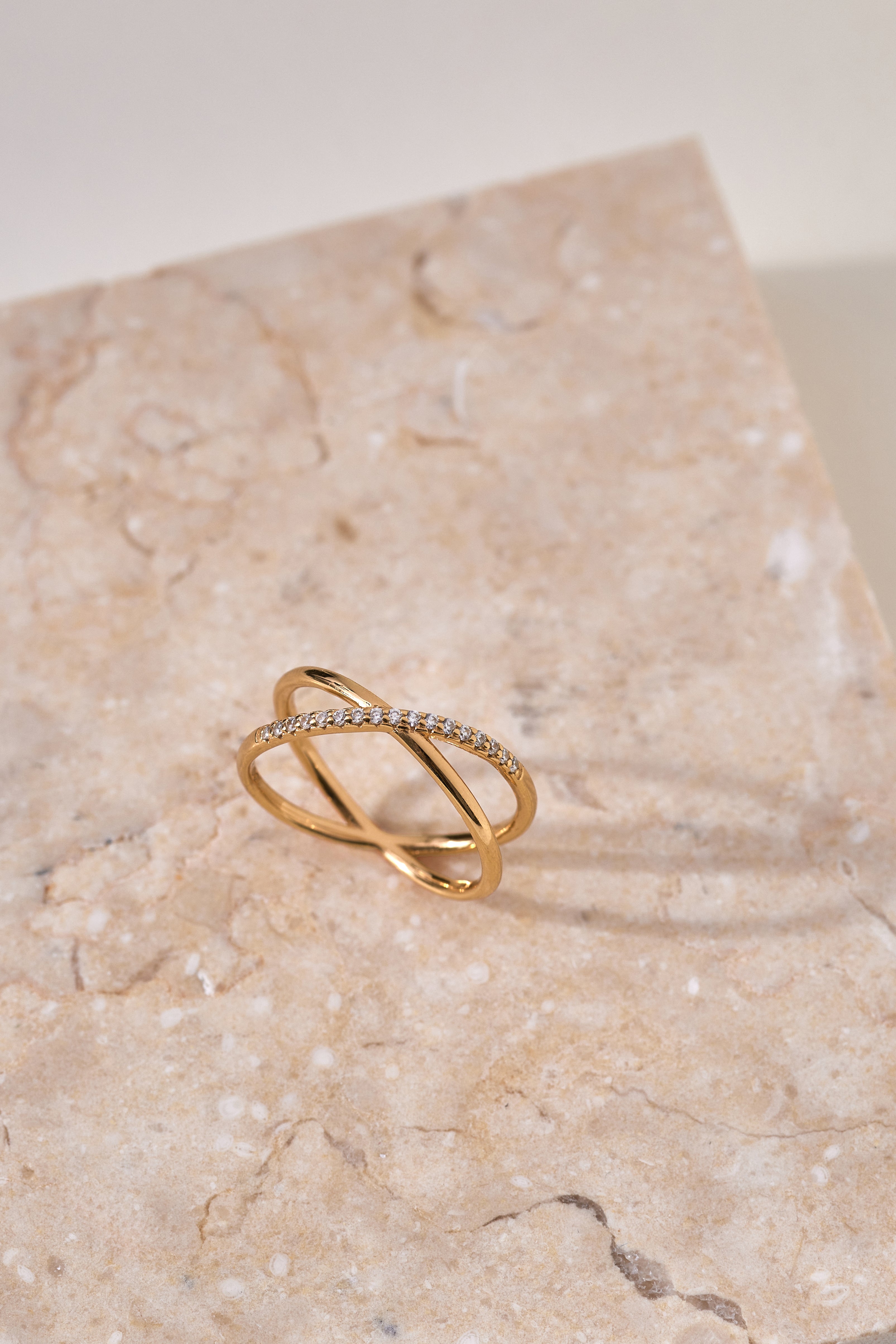 Ring Eloïse - Champagnergold (vergoldet)