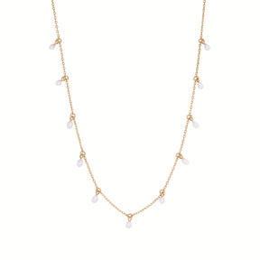 Halskette Eolia - Champagnergold (vergoldet)