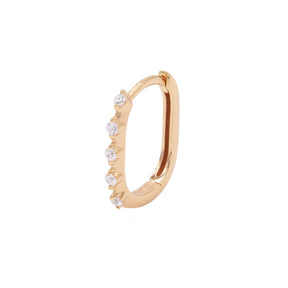 Ohrring Gia (15 mm) - Champagnergold (vergoldet)