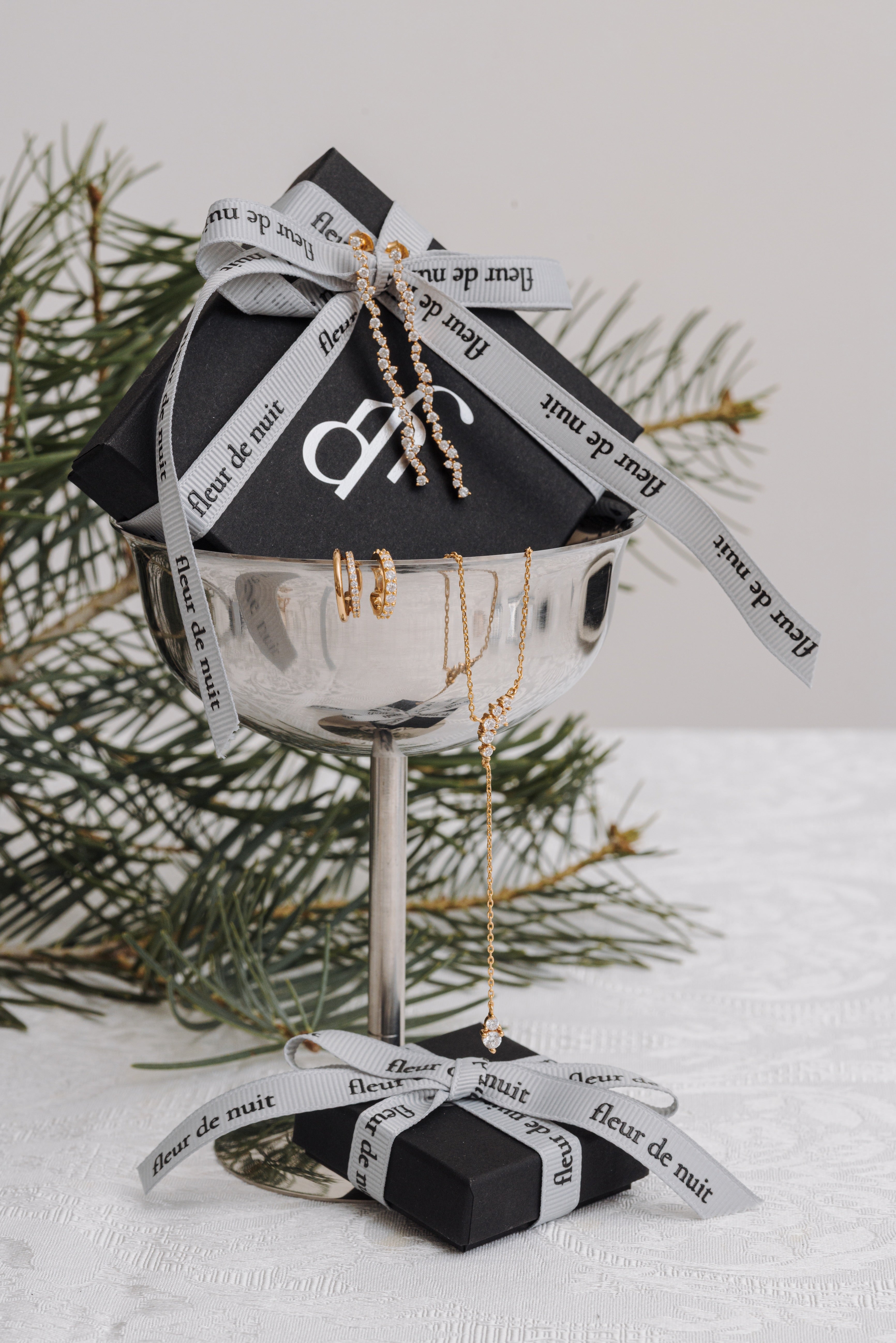 Ear Cuff Aura - Doré champagne