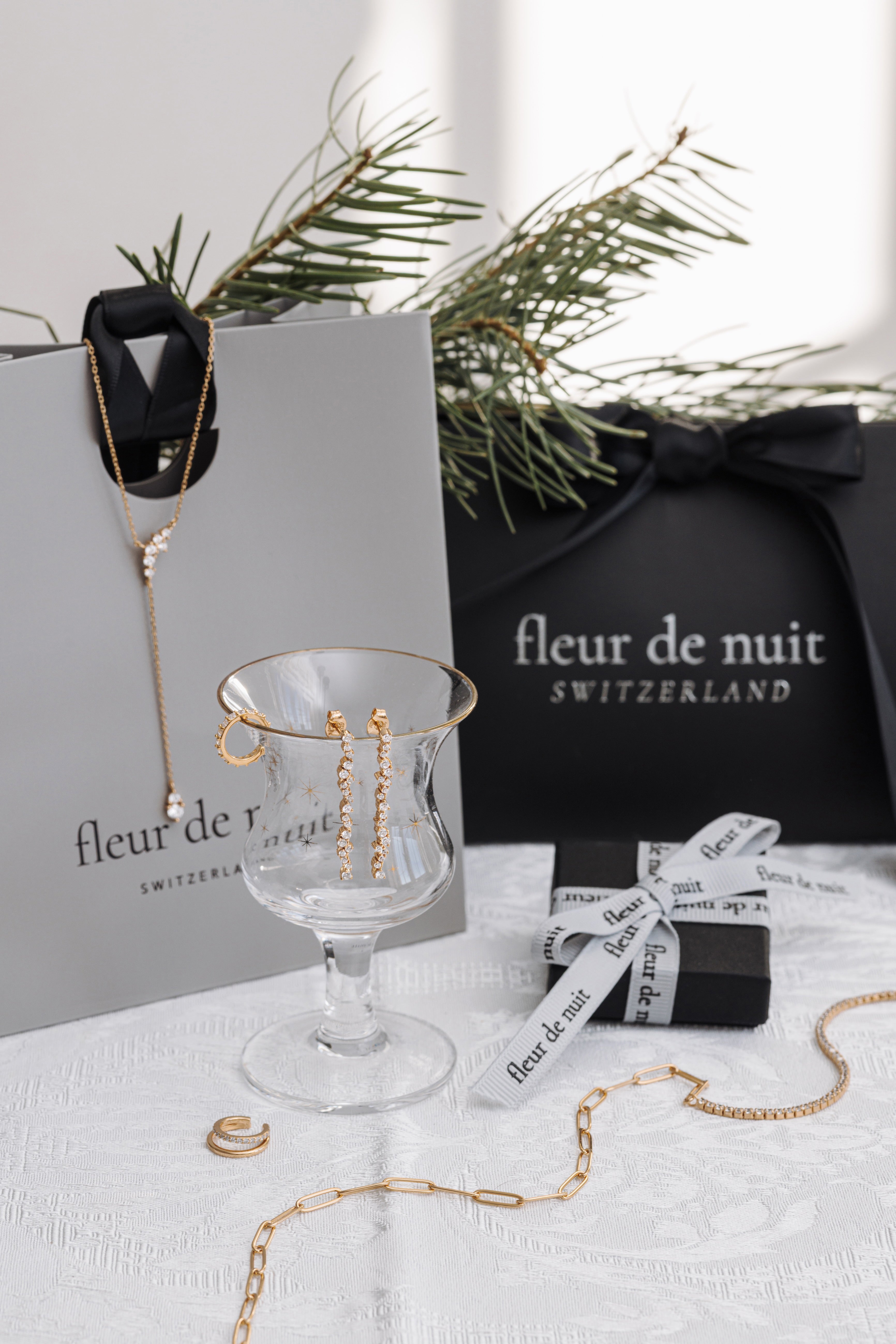 Ear Cuff Aura - Doré champagne