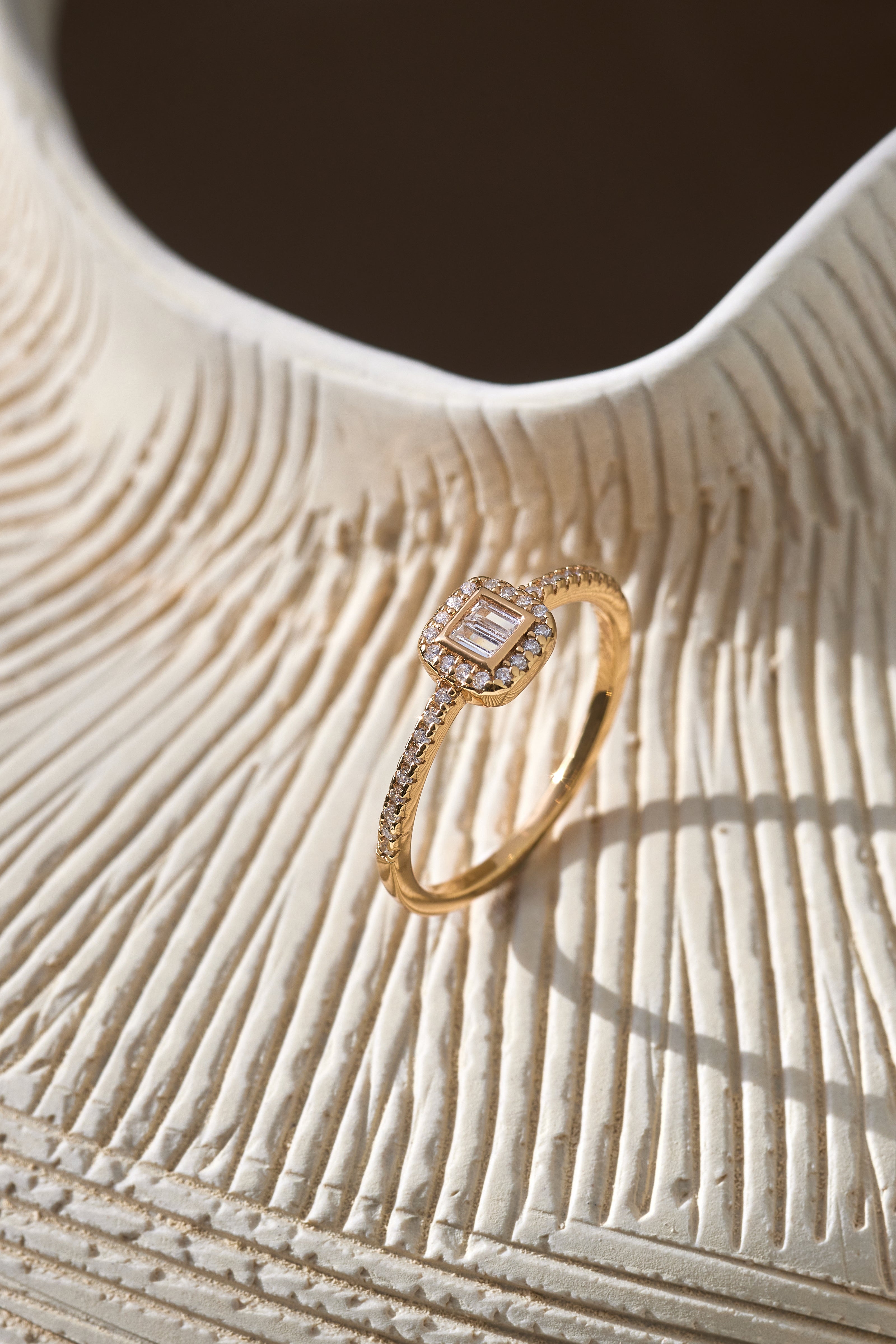 Bague Josephine - Doré champagne