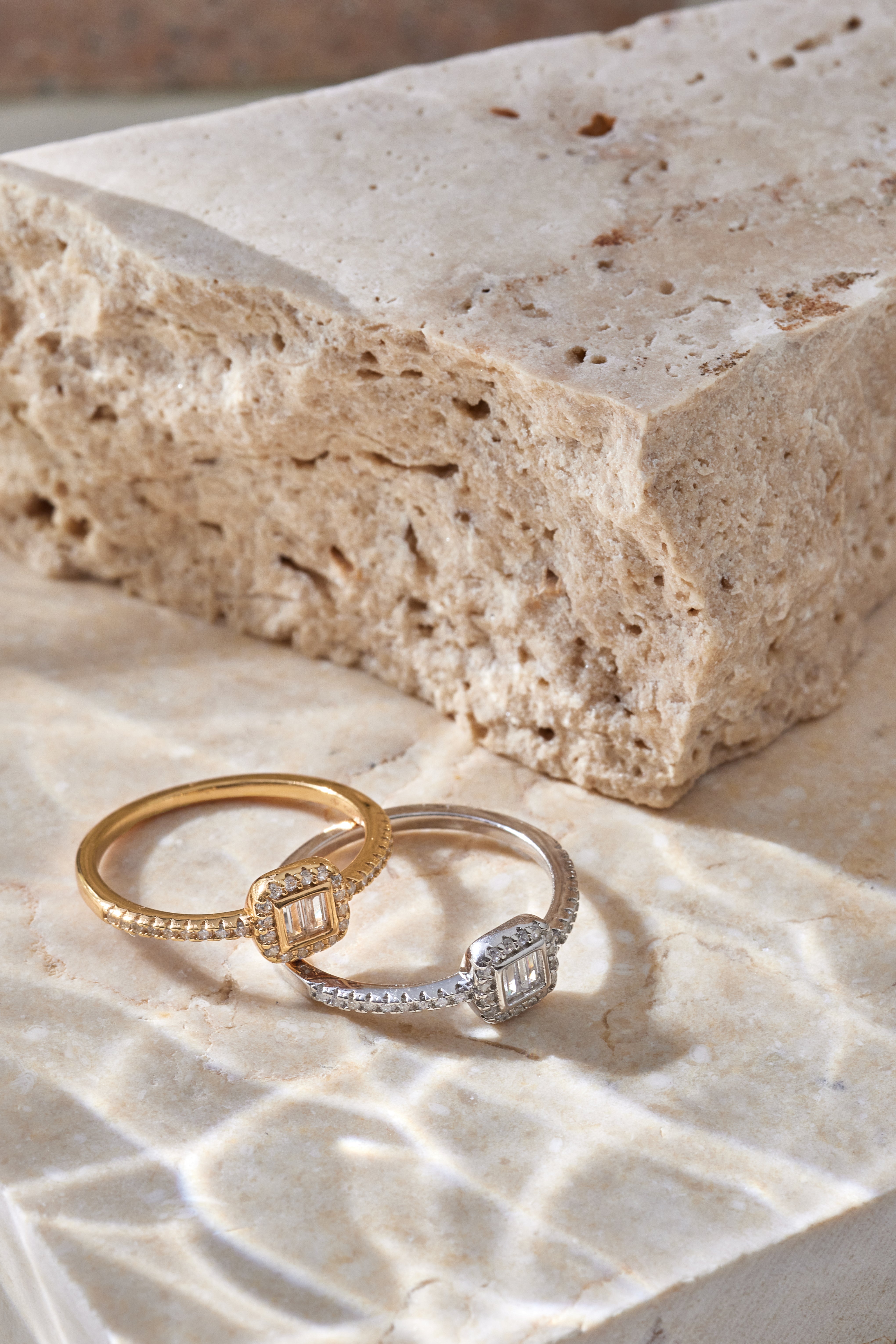 Bague Josephine - Doré champagne