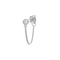 Clou d'oreille Larissa (30mm) - Argent