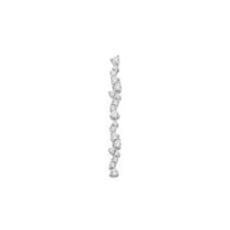 Clou d'oreille long Lucie (35mm) - Argent