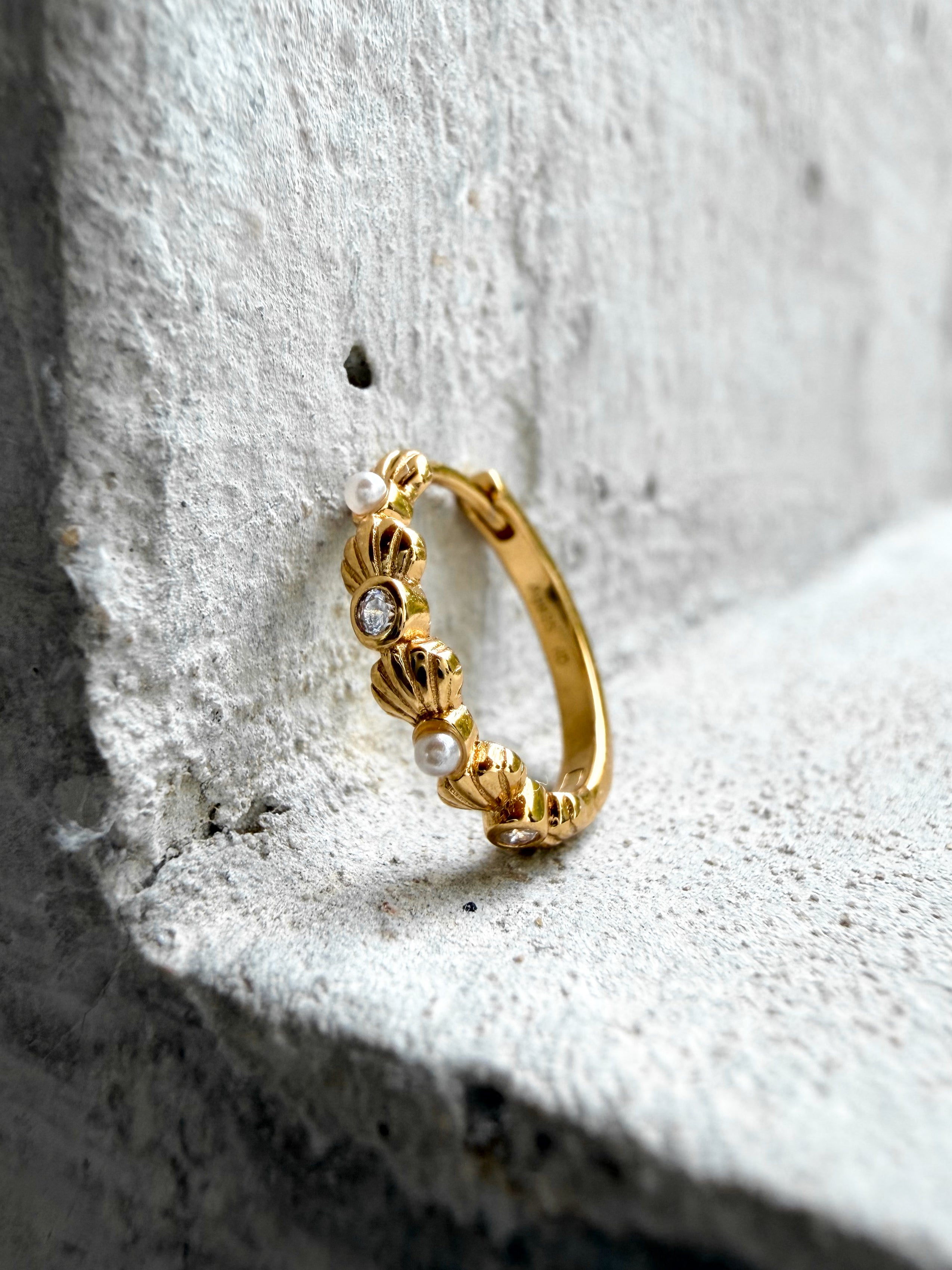 Boucle d'oreille Nagisa - Doré