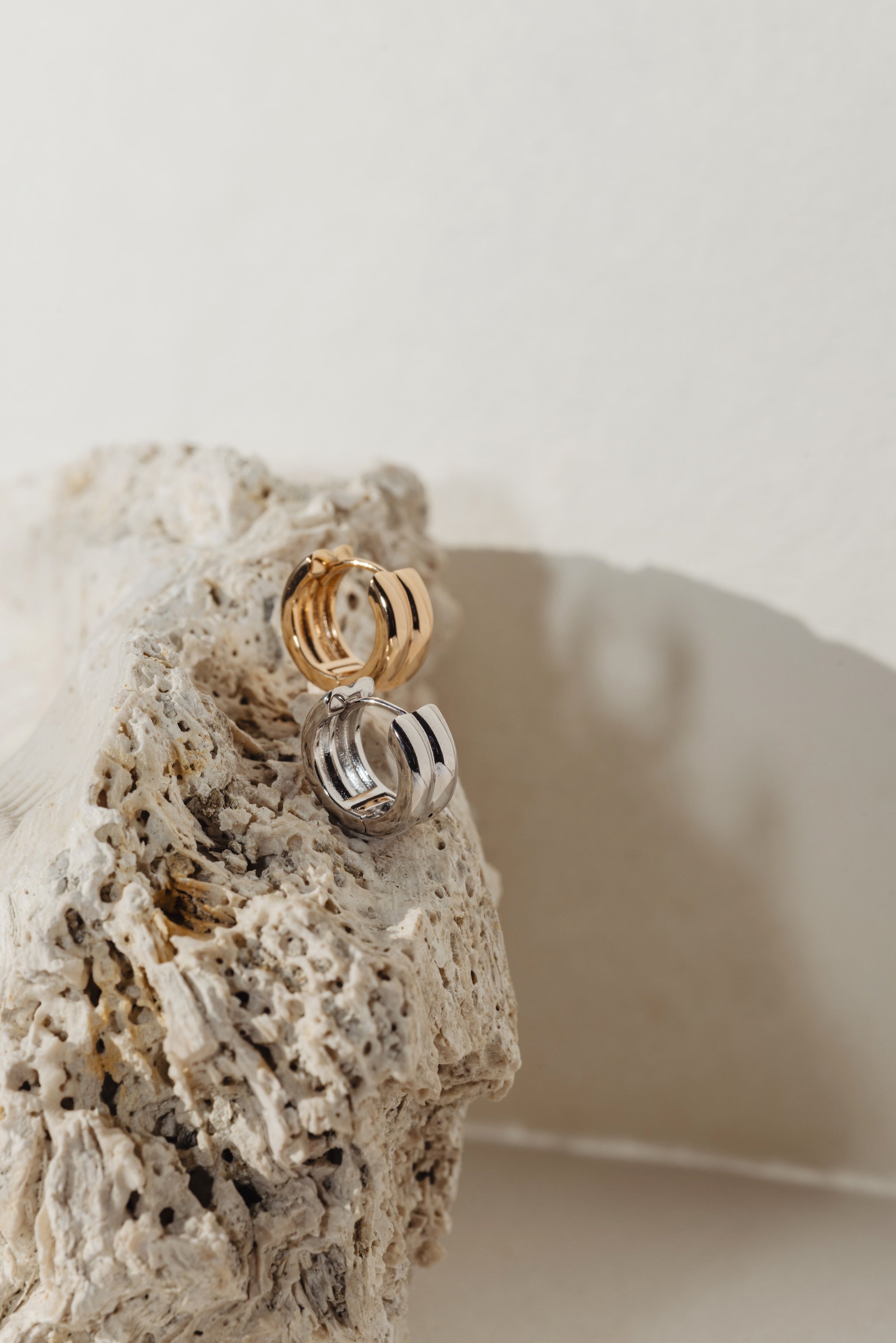 Boucle d&#39;oreille Olea - Argent