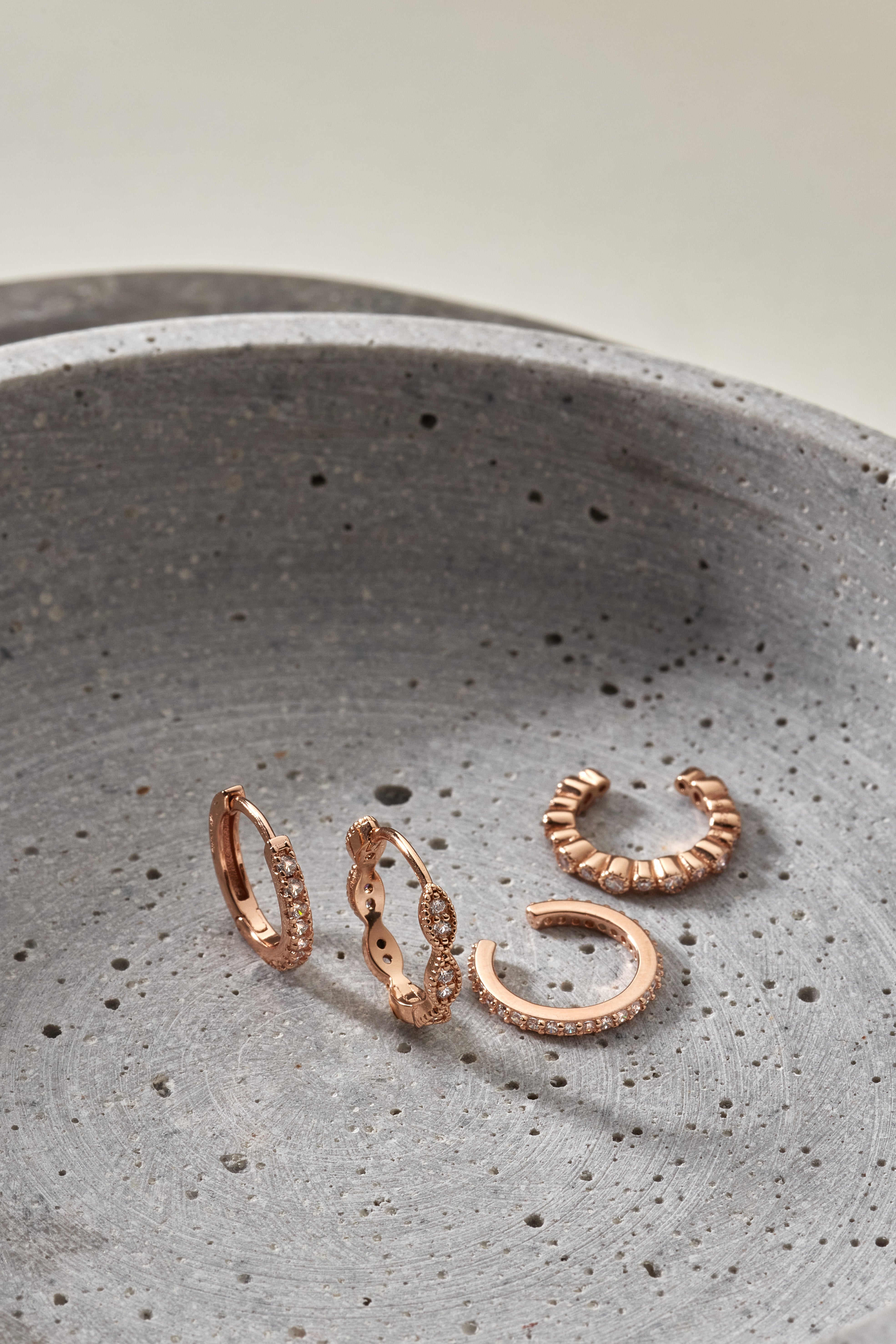 Ear Cuff Kelly - Pfirsichgold (vergoldet)