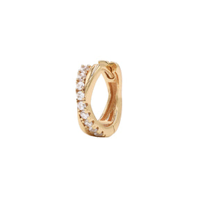 Ohrring Ursina (12.5 mm) - Champagnergold (vergoldet)