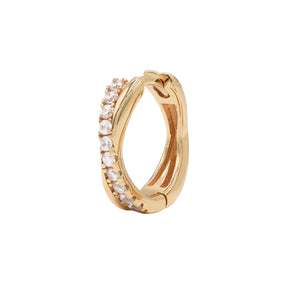 Ohrring Ursina (14.5 mm) - Champagnergold (vergoldet)