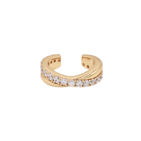 Ear Cuff Ursina - Champagnergold (vergoldet)