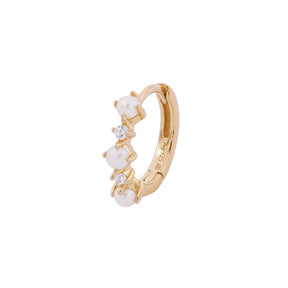 Ohrring Vega (13.5 mm) - Champagnergold (vergoldet)