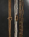 Halskette Elea - Champagnergold (vergoldet)