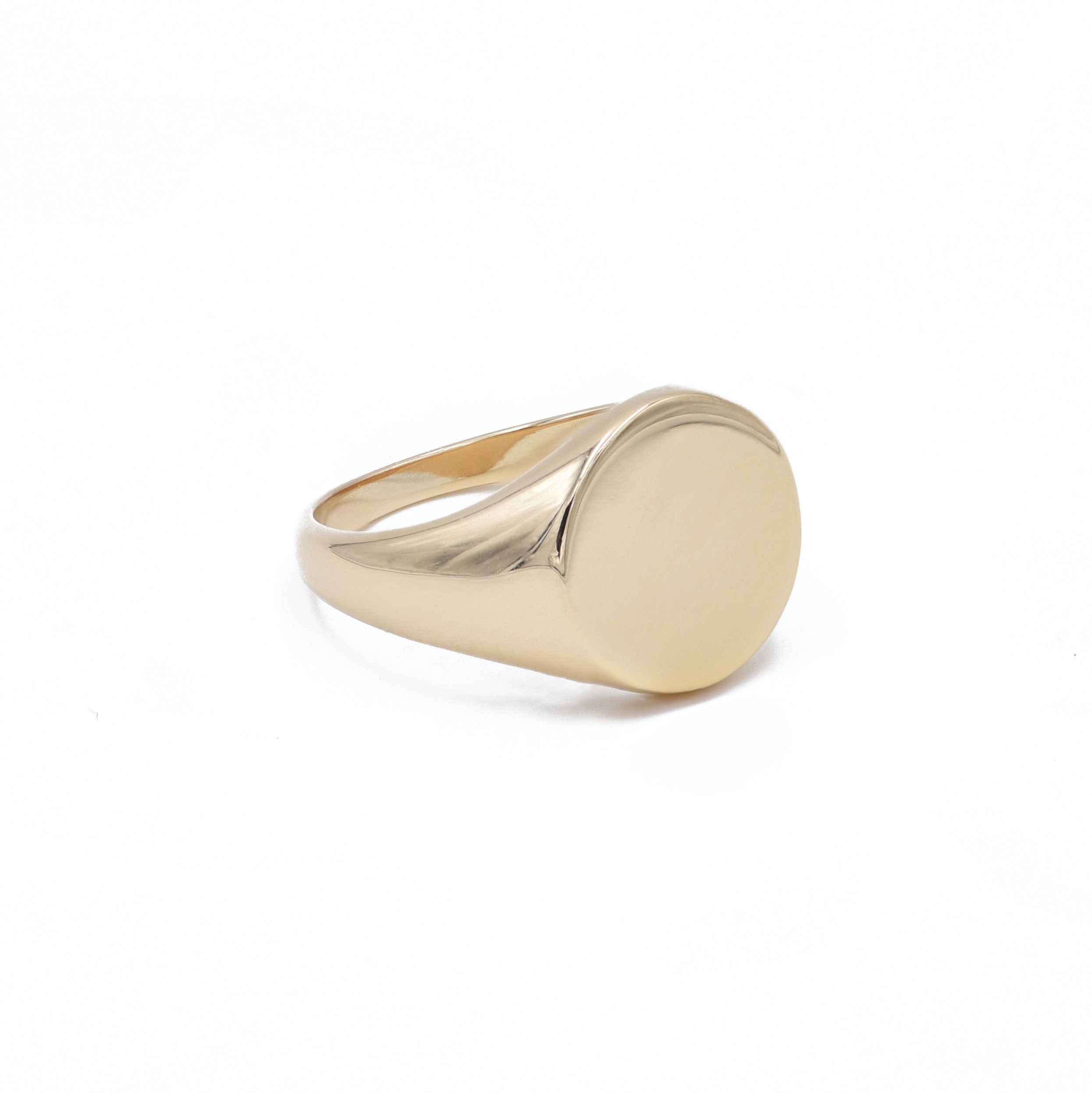 Personalisierter Ring Gina - Champagnergold (vergoldet)