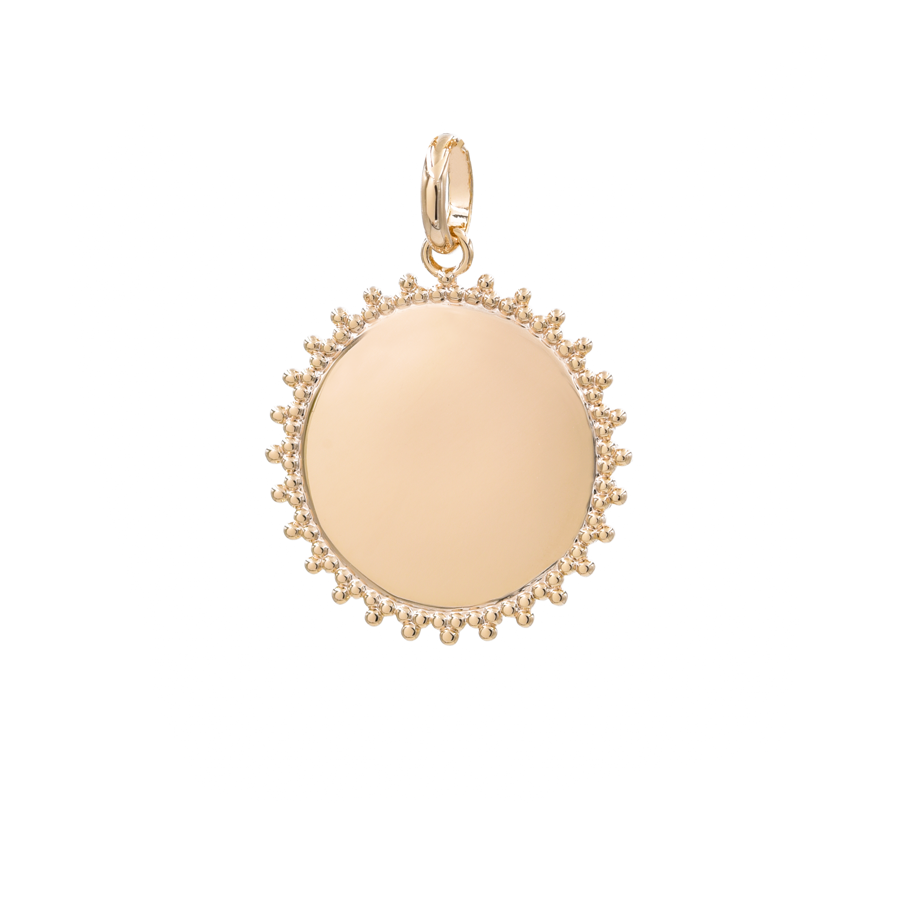 Personalisierte Halskette Indira - Champagnergold (vergoldet)