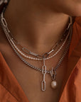 Halskette Malia - Versilbert