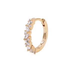 Ohrring Aida (15.5 mm) - Champagnergold (vergoldet)