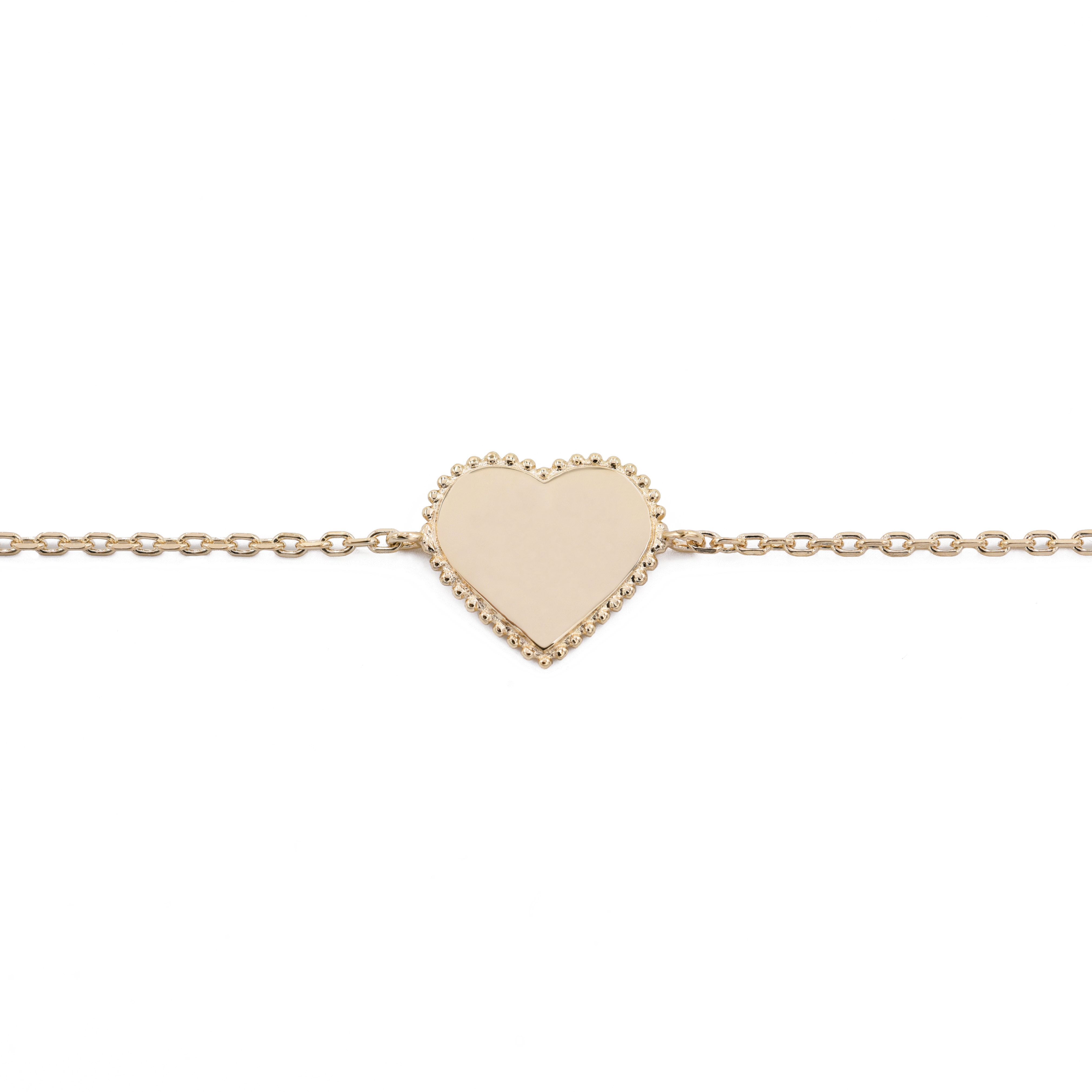 Personalisierte Armkette Rosie - Champagnergold (vergoldet)