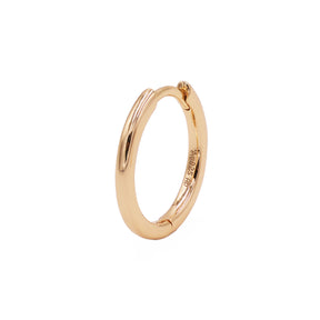 Ohrring Lena (15 mm) - Champagnergold (vergoldet)