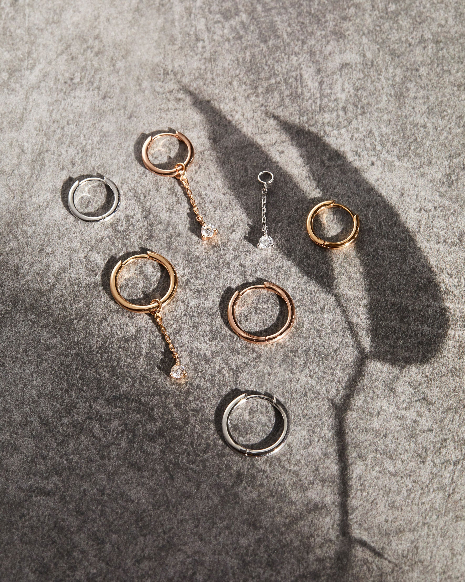 Ohrring Lena (12 mm) - Champagnergold (vergoldet)