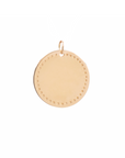 Personalisierte Halskette Noelia (20mm) - Champagnergold (vergoldet)