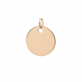 Personalisierte Halskette Adela (20mm) - Champagnergold (vergoldet)