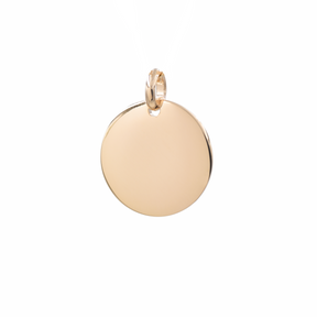 Personalisierte Halskette Joana (20mm) - Champagnergold (vergoldet)