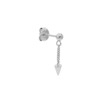 Clou d'oreille Robbie - Argent